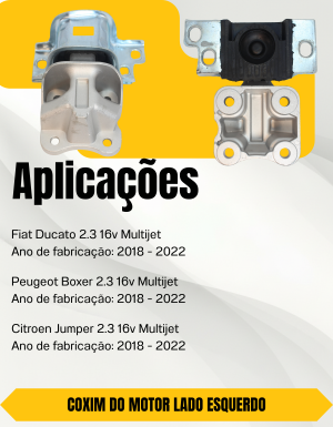 Suporte Coxim Motor Lado Esquerdo Ducato 2.3 2018 Em Diante